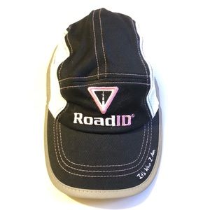 Road ID Hat 3 for 15 SALE CLEARANCE Running Cap Black White Pink